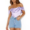 Queen Business Crop Top Lilac