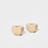 Marble Candle Holders - Sand - Sand