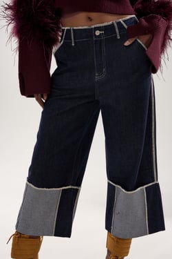 AKIRA Locked Up Denim Bermuda Short Pants | Size 2X