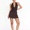 Araminta Mini Dress (Chocolate) - US 4