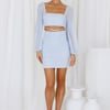 Long Flight Dress Blue