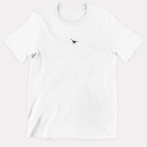 Tiny Embroidered Dinosaur Kids T-Shirt (Unisex)