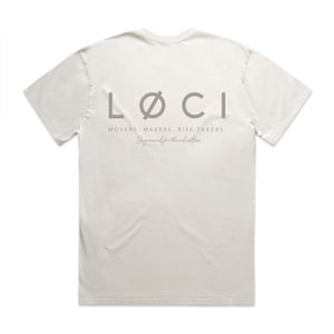 CØRE MEN'S VINTAGE-WASH T-SHIRT - BONE - XL