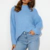 Dreamy Knitted Sweater Blue