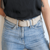 Phoenix Braided Belt in Stone