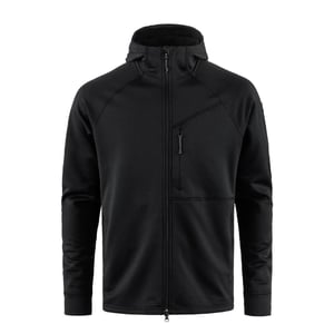 Fjallraven Abisko Grid Fleece Hoodie Black