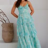 Lavish Allure Maxi Dress Green