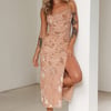 Capturing Joys Maxi Dress Brown