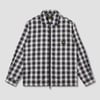 Zip Shirt (Black Check) - L