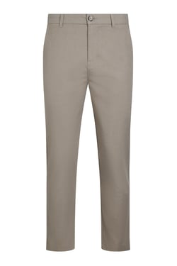 Weird Fish Charleigh Textured Chino Trousers Stone Size 40