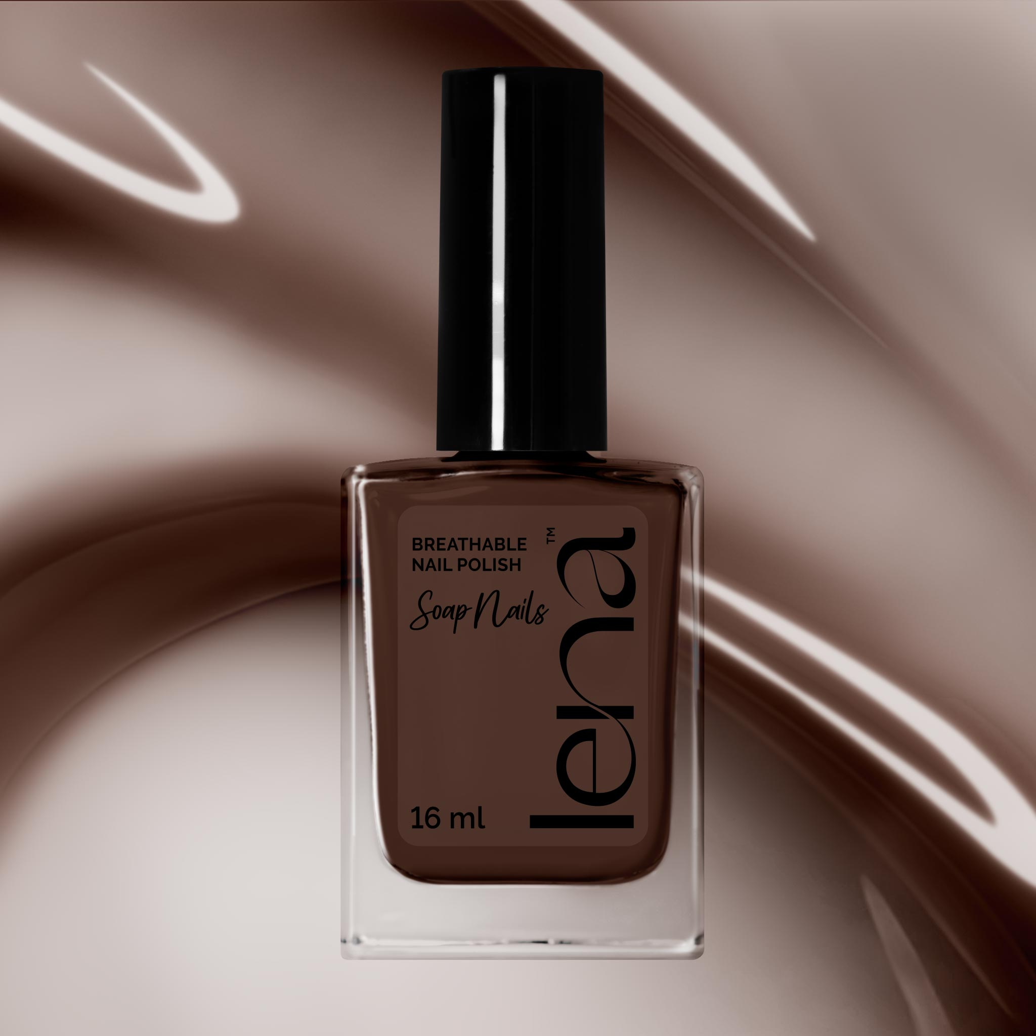 LENA Soap Nails – Breathable & Water-Permeable Halal Nail Polish - Choco-lot on My Mind - SN18