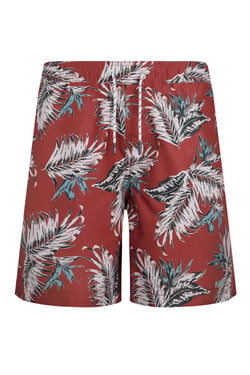 Weird Fish Belukha Printed Swim Shorts  Paprika Size 40
