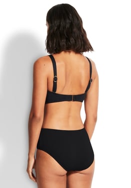 Seadive Wide Side Retro Bottom Black - UK 14