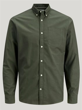 Jack & Jones Oxford Shirt - Forest Green - XL