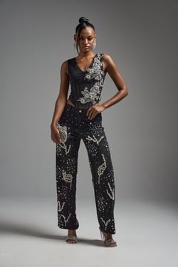 AKIRA Give It To Me Baby Embellished Denim | Black | Size 2X