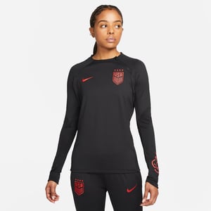 Women's Nike USWNT Strike Knit Longsleeve Black Tee / 2X