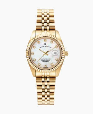 Inspiration Elegance 31mm Three-hands Gold-tone White dial Stainless steel swiss watch - 31 mm