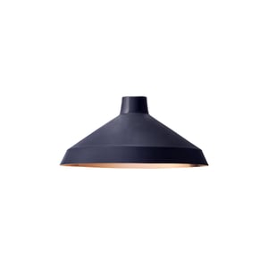 Camille shade in black iris with copper interior