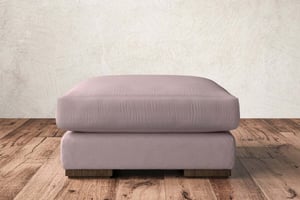 nkuku Guddu Dining Footstool | Make To Order | Medium | Recycled Cotton Lavender
