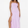 Spinning Queen Strapless Maxi Dress Lilac