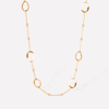 Time Ripples Round Long Necklace