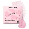 moisturizing pink eye masks - 48-pairs