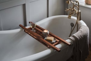 nkuku Sukha Mango Bath Bridge | Bathroom | One Size | Natural