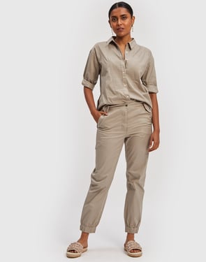 Step in the right direction set in Ecru - Poplin Ecru / 3XL