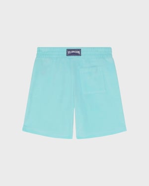 Vilebrequin - Boys Terry Bermuda Shorts Embroidered Turtle - Bermuda - Goh - Blue - Size 14