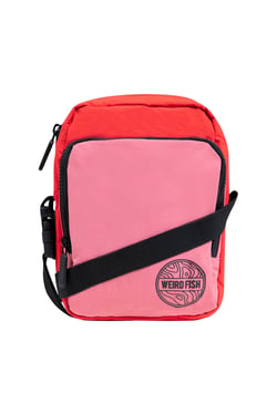 Weird Fish Nanga Cross Body Bag Dark Coral Size ONE