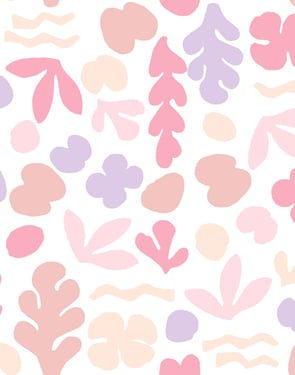 Sea Garden' Wallpaper by Tea Collection - Ballet Slipper - Traditional / 27 in. x 27 ft.