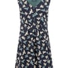 Weird Fish Indus Printed Jersey Tunic Midnight Size 14