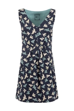 Weird Fish Indus Printed Jersey Tunic Midnight Size 8