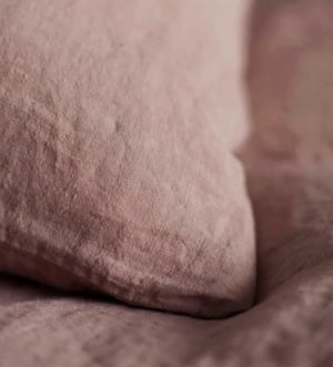 Vintage Rose 100% Linen Duvet Cover