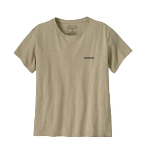 Patagonia Womens P-6 Logo Responsibili-Tee Pumice