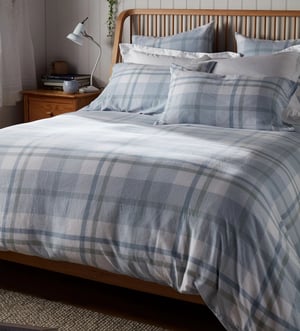 Lauren Check 100% Cotton Duvet Cover