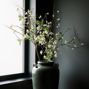 48" Faux Apple Blossom Branches