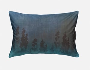 QE Home Nairn Pillow Sham, Scenic, Blue, King