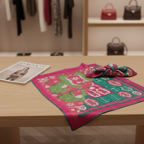 Scarf ABSTRACT BLOSSOM Metropolitan Collection BYMANYC ® New York