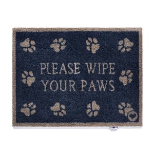 Pet 10 Navy Washable Doormat - 50x75cm