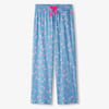 Women's Patterned Dragonflies Polyknit Pajama Pants