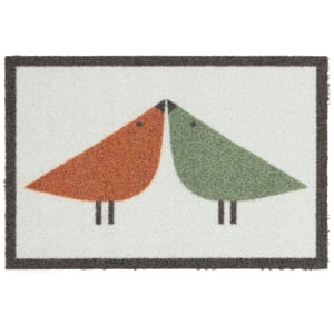 Lintu Rust/Green Outdoor Doormat - 50x75cm