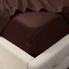 QE Home 500TC Eucalyptus Luxe TENCEL™ Lyocell Sheet Set Fitted Sheet in Chestnut, Brown, King