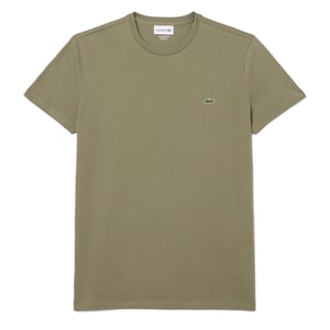 Lacoste Crew Neck Pima Cotton T-Shirt Khaki