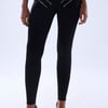AKIRA Zip Me Up Seamless Legging | Black | Size XL