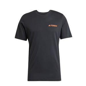 Adidas Terrex Graphic T-Shirt Black / Semi Impact Orange