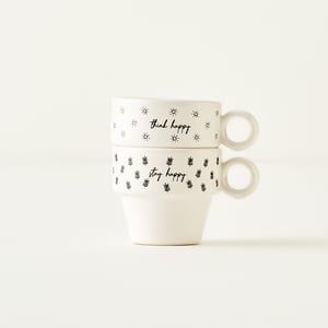 Simple Ceramic Espresso Cup (Set of 2)