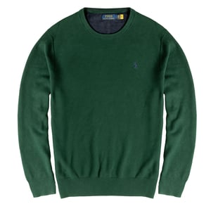 Polo Ralph Lauren Cotton Crewneck Jumper Moss Agate