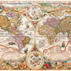 Rare Old World Map, 1594_R