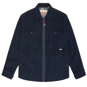 Sealskinz Hockering Water Repellent Zip Through Shacket Navy